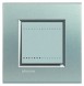 Рамка Bticino LivingLight Квадрат Алюминий двухмодульная LNA4802TE