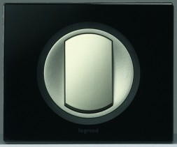 Рамка Legrand Celiane Стекло Черное 1 пост 069301