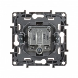 Розетка TV/SAT Legrand Etika белый двухкабельная 672257