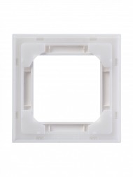 Рамка ABB Levit Белый / Ледяной 1 пост 2CHH015010A6001 3901H-A05010 01W