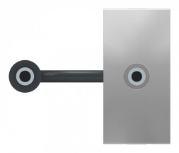 Розетка Minijack Schneider Electric Unica Modular Алюминий 1 Модуль NU343330