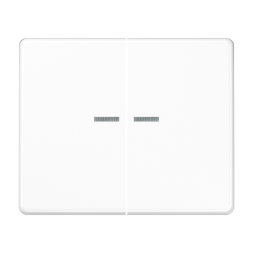 Клавиша Jung SL 500 Белый 2-я с подсветкой SL595KO5WW