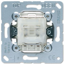 Выключатель Jung 2-полюсный, с самовозвратом 502TU