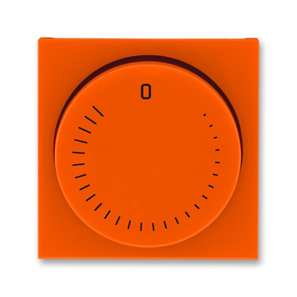 Накладка ABB Levit оранжевый / дымчатый чёрный для механизма регулирования скорости вращения вентилятора 2CHH940130A4066 3294H-A00130 66