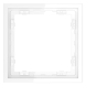 Рамка пластиковая VOLTUM S70 на 1 пост, (белый глянцевый)