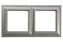 Рамка Jung ECO Profi Standart Алюминий 2 поста EPS482AL