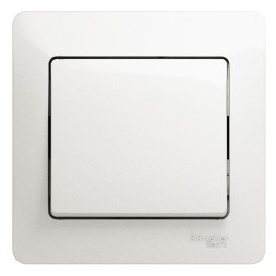 1-клавишный Выключатель, сх.1, 10АХ, в сборе Schneider Electric Glossa Перламутр GSL000612