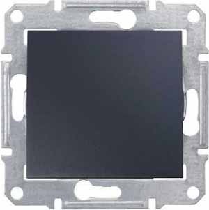 Переключатель Schneider Electric Sedna графит 2 направления SDN0400170