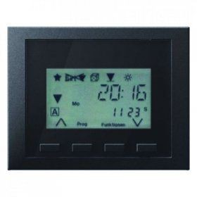 Таймер RolloТec &quot;Комфорт&quot; Berker K.1 антрацит матовый с дисплеем 17747006