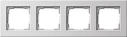 Рамка Gira E22 Белый 4-постовая 0214201