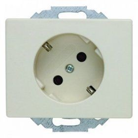 Штепсельная розетка Berker Arsys белый с блеском SCHUKO 45° 47280002