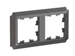 ATN100602 2-постовая РАМКА МОККО, AtlasDesign Antique Schneider Electric