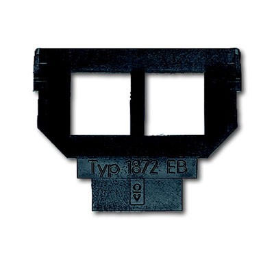 Суппорт (цоколь) ABB Busch-Jaeger для двух неэкранированных разъёмов Lucent Technologies 2CKA001764A0281 1872 EB