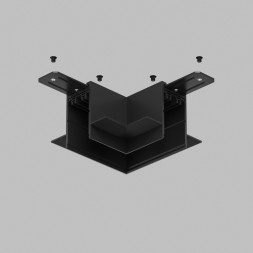 Угол потолок-потолок встраиваемый Denkirs TR2112-BK