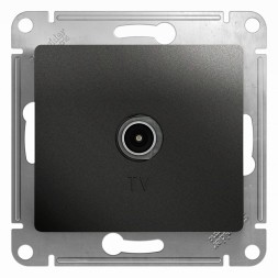 TV Антенна коннектор, механизм Schneider Electric Glossa Антрацит GSL000793