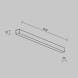 Линейный светильник Technical LL311028