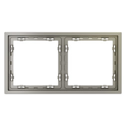 Рамка пластиковая VOLTUM S70 на 2 поста, (шелк)
