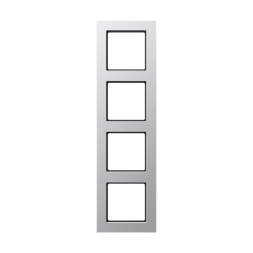 Рамка Jung A Creation Алюминий 4 поста AC584AL