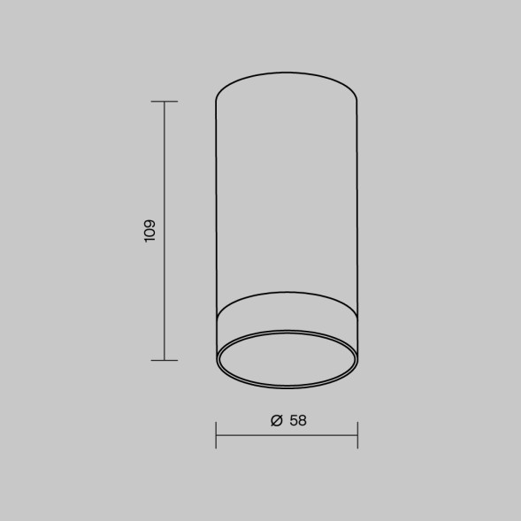 Уличный потолочный светильник Outdoor O500CL-L5B3K