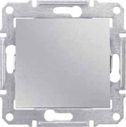 Переключатель Schneider Electric Sedna алюминий 2 направления SDN0400160