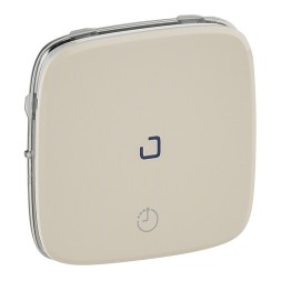 Лицевая панель Legrand Valena ALLURE Слоновая кость для выключателя с выдержкой времени 2-канального 755216