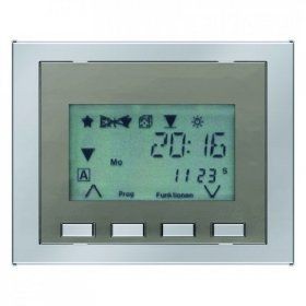 Таймер Berker K.5 RolloТec &quot;Комфорт&quot; с дисплеем стальной лак K.5 17747004