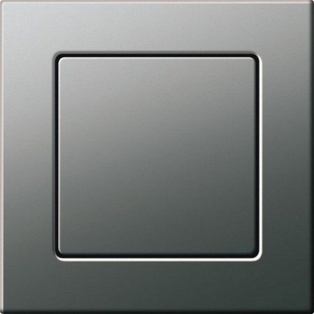 Рамка Gira E22 Сталь монтаж заподлицо 1 пост 0211205