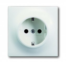 Розетка ABB Impuls белый бархат SCHUKO 16А 250В 2CKA002011A3891 20 EUC-774-507