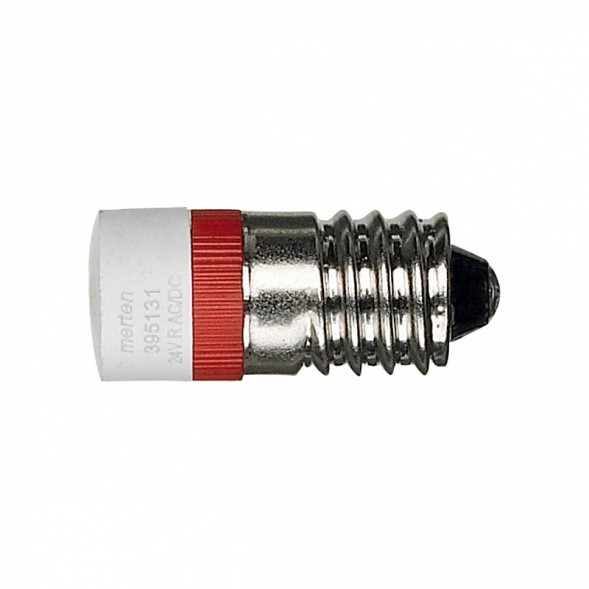 Лампа светодиодная Merten M-серия ас 24 в красная MTN395131