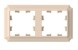 ATN101202 2-постовая РАМКА ПЕСОЧНЫЙ, AtlasDesign Antique Schneider Electric