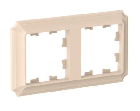 ATN101202 2-постовая РАМКА ПЕСОЧНЫЙ, AtlasDesign Antique Schneider Electric