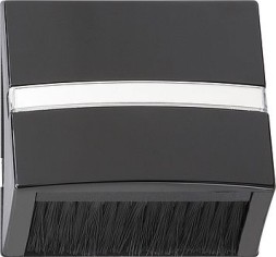 Накладка Gira S-color Черный для приборов с квадратной центральной панелью и наклонным выходом 068247