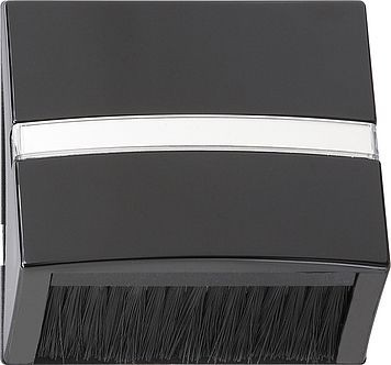 Накладка Gira S-color Черный для приборов с квадратной центральной панелью и наклонным выходом 068247