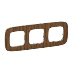 Рамка Legrand Valena Allure Орех 3 поста 754463