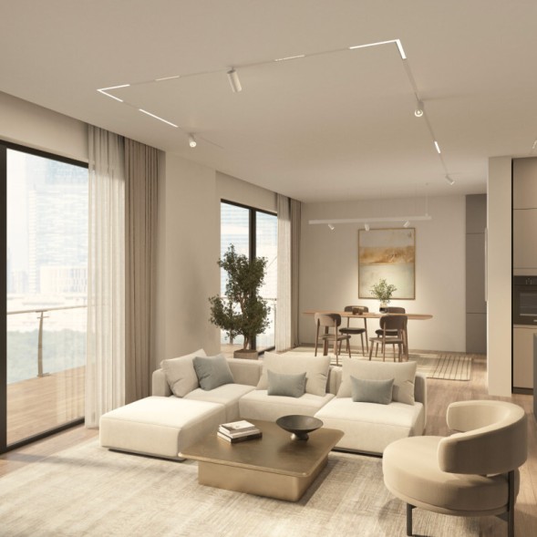 Угловой светильник SIMPLE LINEAR 18W 3000K, белый