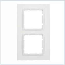 Рамка Berker B.7 Полярная белизна 2 поста вертикальная 10126919