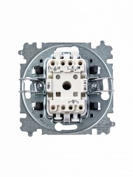 Выключатель ABB Levit антрацит / дымчатый чёрный кнопочный одноклавишный 2CHH599145A6063 3559H-A91445 63W