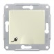 Розетка Schneider Electric Sedna бежевый с\з с\ш с крышкой IP44 SDN3100347