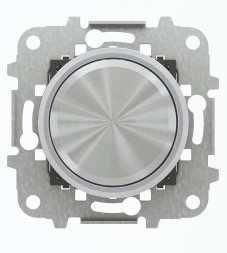 Механизм универсального поворотно-нажимного светорегулятора кольцо ABB Skymoon Хром кольцо 2CLA866000A1401 8660 CR