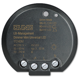 Диммер Jung мини универсальный LED 1724DM