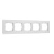 Рамка из стекла на 5 постов Senso белый soft-touch Werkel W0053101