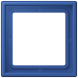 Рамка Jung Les Couleurs Le Corbusier Ультрамарин 1 пост LC9814320K