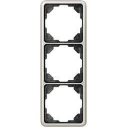 Рамка Jung CD 500 Платина 3 поста CD583PT