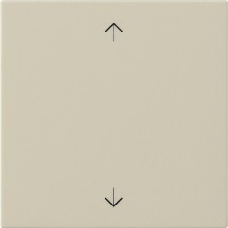 Накладка управления с символами стрелок Gira System 3000 Кремовый глянцевый 536101