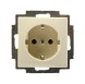 Розетка ABB Basic 55 слоновая кость SCHUKO 16А 250В 2CKA002011A3857 20 EUC-92-507