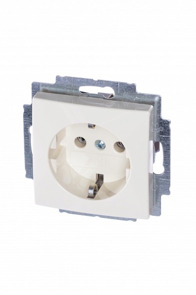 Розетка ABB Basic 55 слоновая кость SCHUKO 16А 250В 2CKA002011A3857 20 EUC-92-507