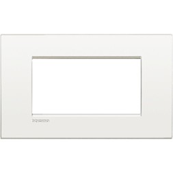 Рамка Bticino LivingLight Air Белый 4 модуля LNC4804BN