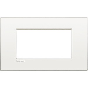 Рамка Bticino LivingLight Air Белый 4 модуля LNC4804BN