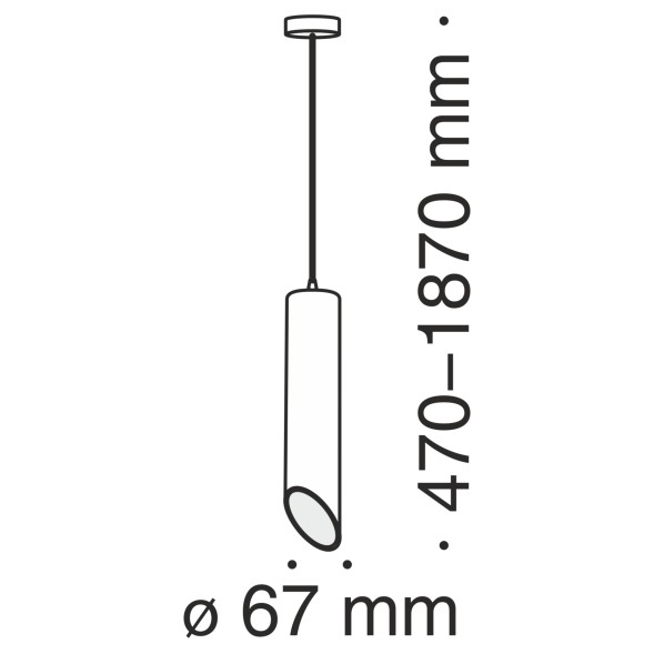 Подвесной светильник Maytoni P027PL-01B