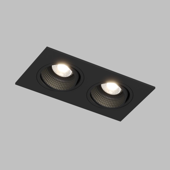 Точечный встраиваемый светильник Denkirs DK3072-BK